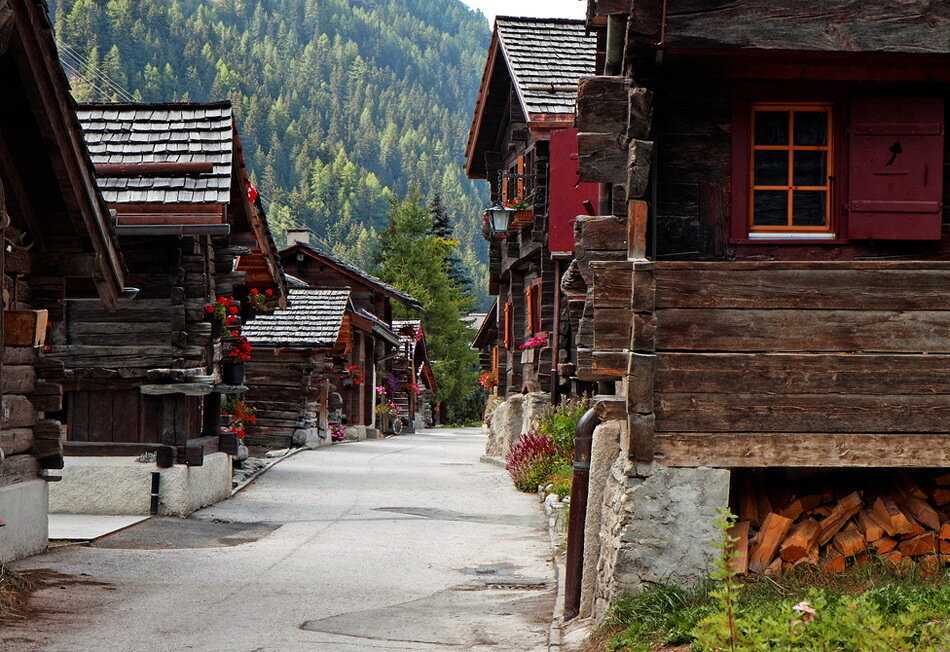 Фото деревни в швейцарии