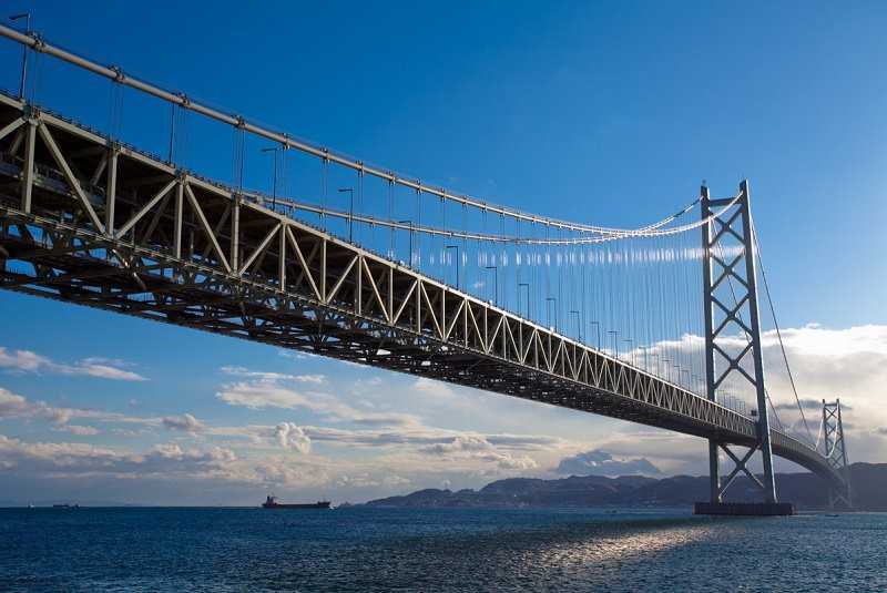 Мост акаси-кайкё (akashi kaikyo bridge) описание и фото - япония: кобе