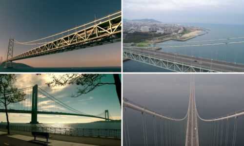 Висячий (подвесной) мост акаси-кайкё (akashi kaikyo bridge)