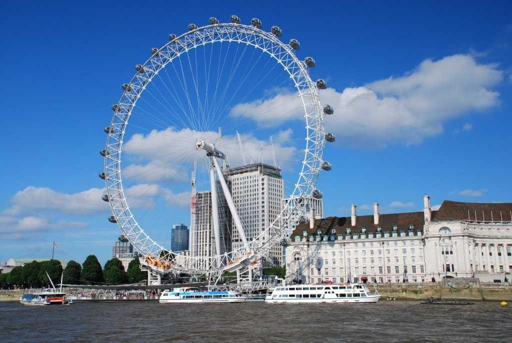 Глаз лондона (london eye) - колесо обозрения у берегов темзы