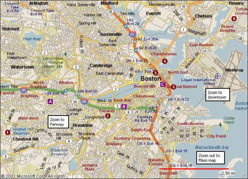Где находится бостон. Бостон карта города. Boston город на карте. Бостон план города. Районы Бостона на карте.