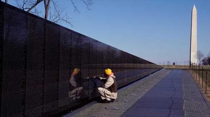 Мемориал ветеранов войны во вьетнаме