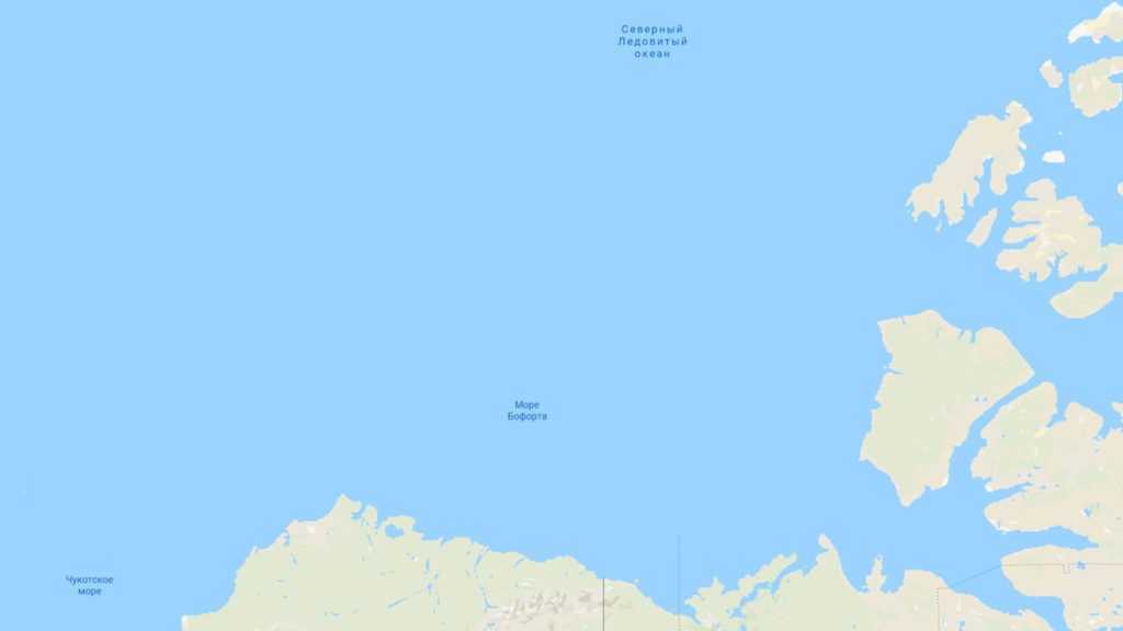 Моря северного ледовитого океана — список, характеристика и карта