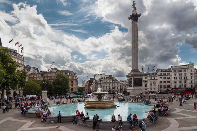 Трафальгарская площадь (trafalgar square) - сердце лондона