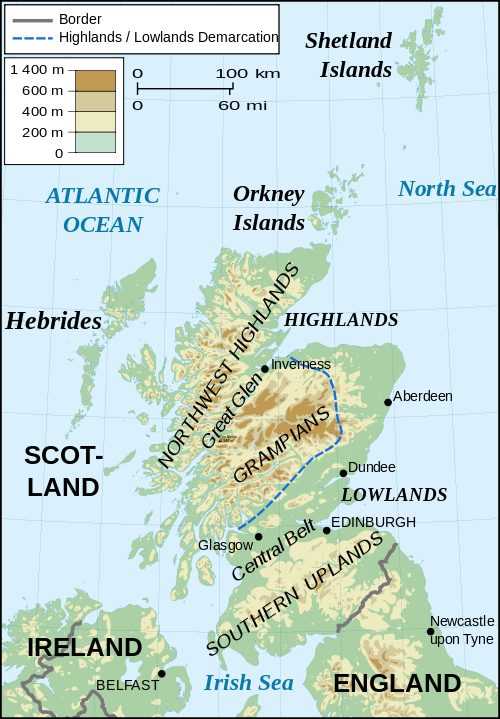 География шотландии - geography of scotland
