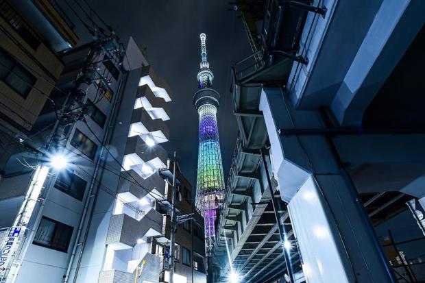 Токийская  телевизионная башня  skytree. (634 метра)