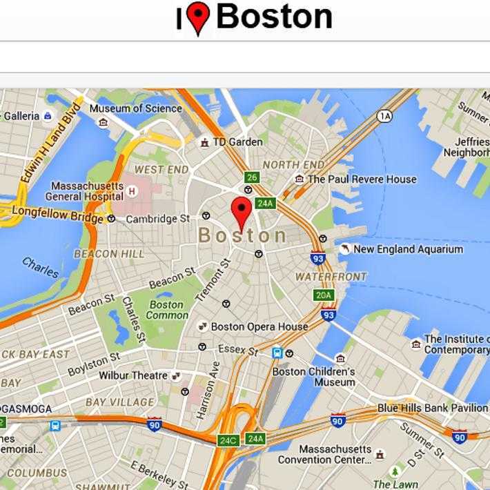 Где находится бостон. Бостон на карте. Бостон карта города. Достопримечательности Бостона на карте. Где находится Бостон на карте.