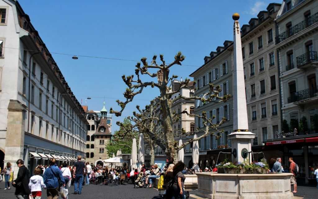 Женева: город или столица страны швейцария, река в geneve, население