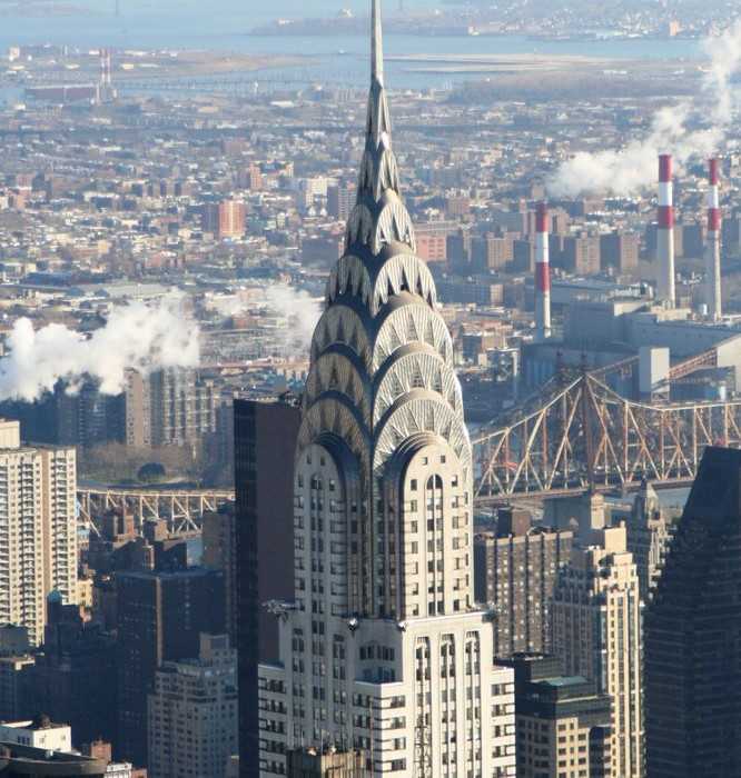 Эмпайр-стейт-билдинг и крайслер-билдинг - самые высокие небоскребы нью-йорка