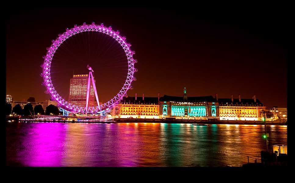 Ай место. London Eye 2005 Pink. Адрес «Лондонский глаз» (London Eye). Небесная мечта Фукуока. Колесо обозрения «Небесная мечта Фукуока» в Фукуока.